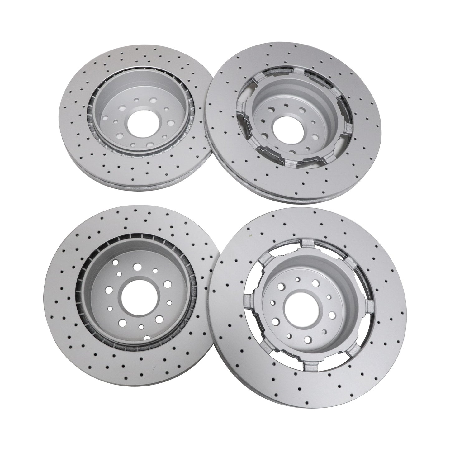 4PCS New Front + Rear Brake Rotors For Maserati Granturismo GT & Quattroporte