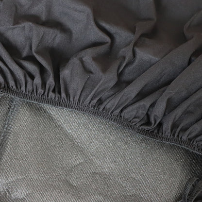 For Toyota Car 2-Sits Protector Full Both Side Seat Cover Black Gray Cloth