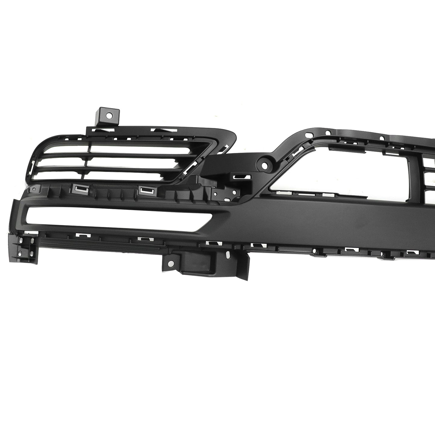 Fits Lincoln Navigator 18-21 Bumper Face Bar Grilles Front Black Plastic
