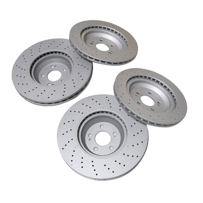 New Fits For Mercedes W222 2014-2018 2019 Front & Rear Brake Disc Rotors