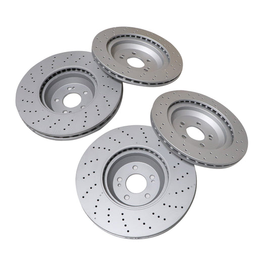 New Fits For Mercedes W222 2014-2018 2019 Front & Rear Brake Disc Rotors