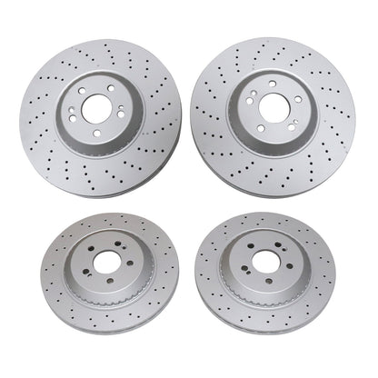 New Fits For Mercedes W222 2014-2018 2019 Front & Rear Brake Disc Rotors