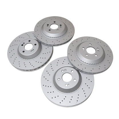 New Fits For Mercedes W222 2014-2018 2019 Front & Rear Brake Disc Rotors