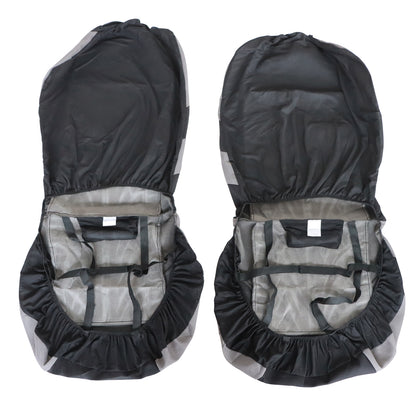 Car Truck For Toyota Front Side Full Seat Cover Gray Cloth Car 2-Sits Protector