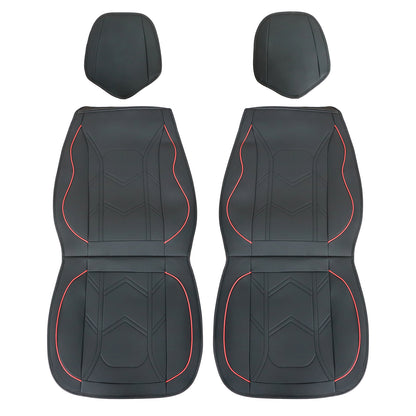 Fits Toyota RAV4 Prius Tacoma Corolla Car Front + Rear 5Seat Covers Faux Leather