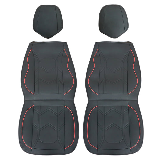 Fits Toyota RAV4 Prius Tacoma Corolla Car Front + Rear 5Seat Covers Faux Leather