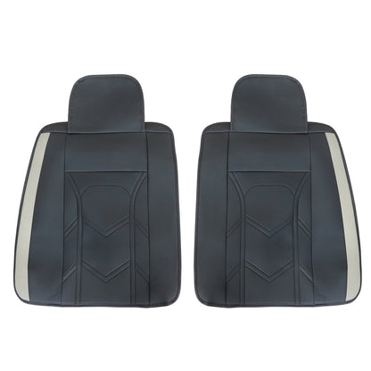 For Toyota RAV4 Prius Tacoma Avalon Car Front + Rear 5-Seat Covers Faux Leather