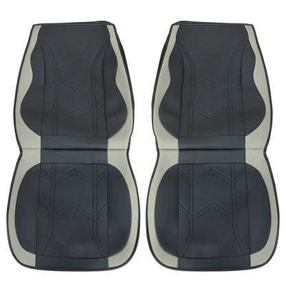 For Toyota RAV4 Prius Tacoma Avalon Car Front + Rear 5-Seat Covers Faux Leather