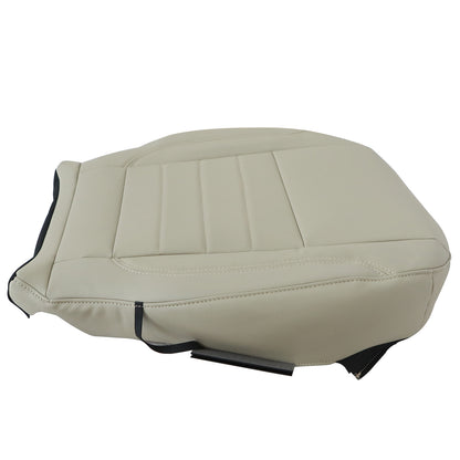 For 2013 2014 2015 2016 Ford Escape Driver Bottom Leather Seat Cover Light Gray