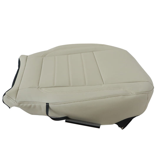 For 2013 2014 2015 2016 Ford Escape Driver Bottom Leather Seat Cover Light Gray