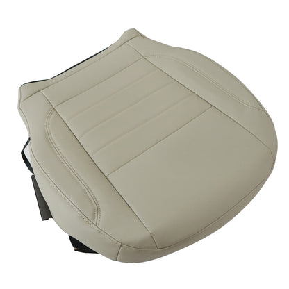 For 2013 2014 2015 2016 Ford Escape Driver Bottom Leather Seat Cover Light Gray
