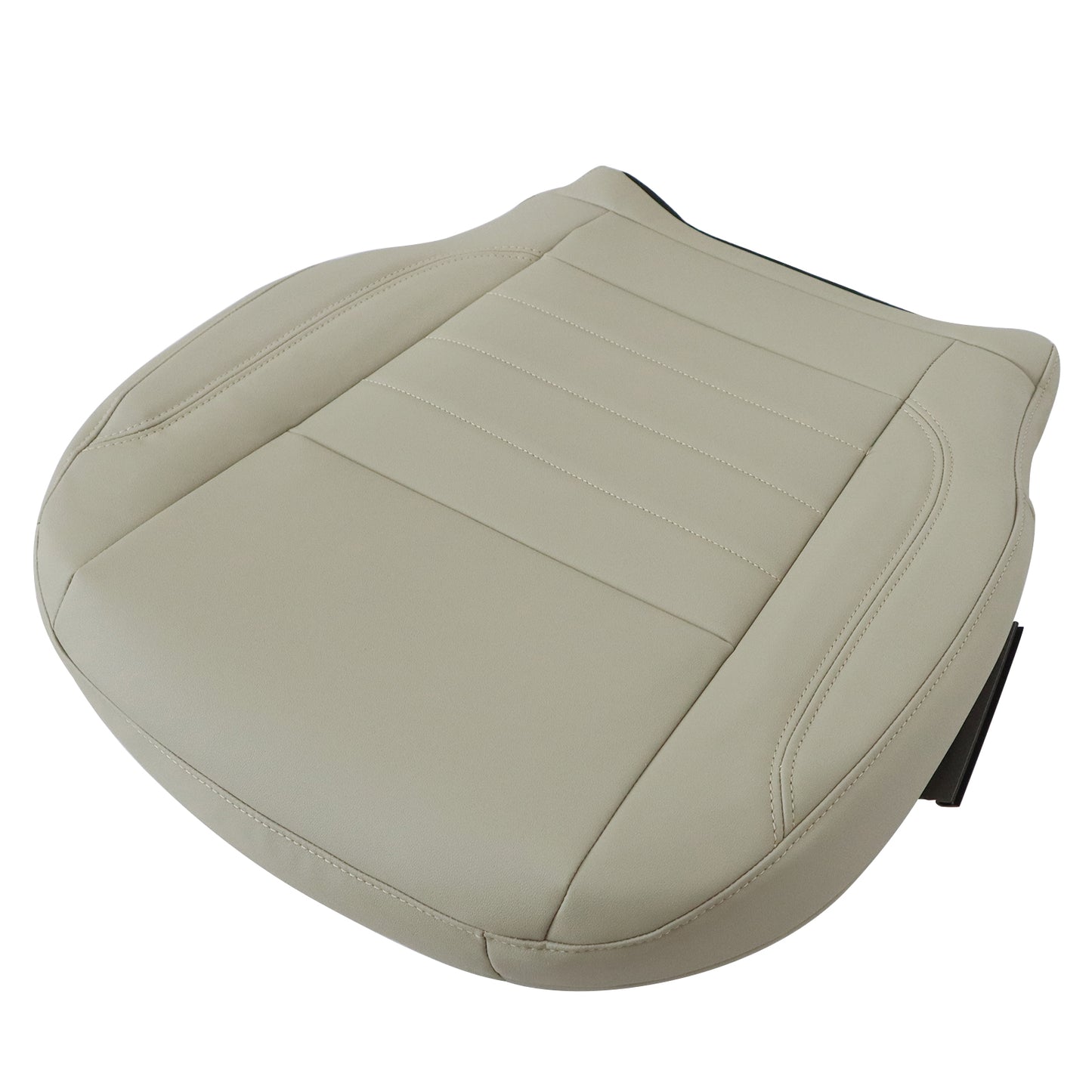 For 2013 2014 2015 2016 Ford Escape Driver Bottom Leather Seat Cover Light Gray