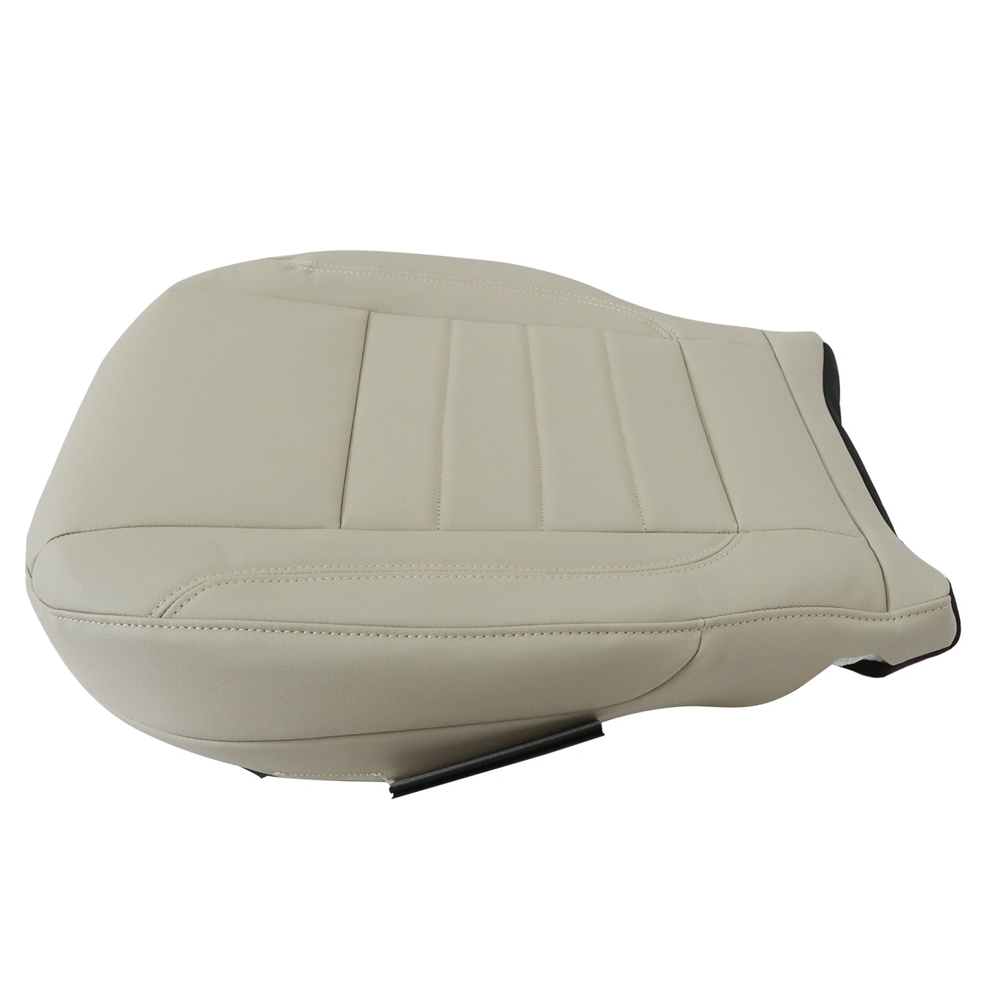 For 2013 2014 2015 2016 Ford Escape Driver Bottom Leather Seat Cover Light Gray