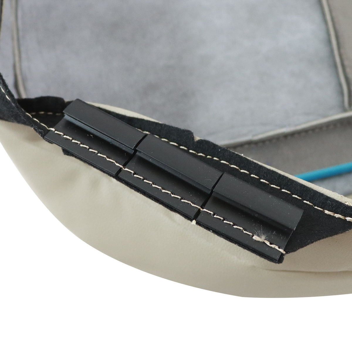 Passenger Bottom Replacement Seat Cover Light Gray For 2013 to 2016 Ford Escape