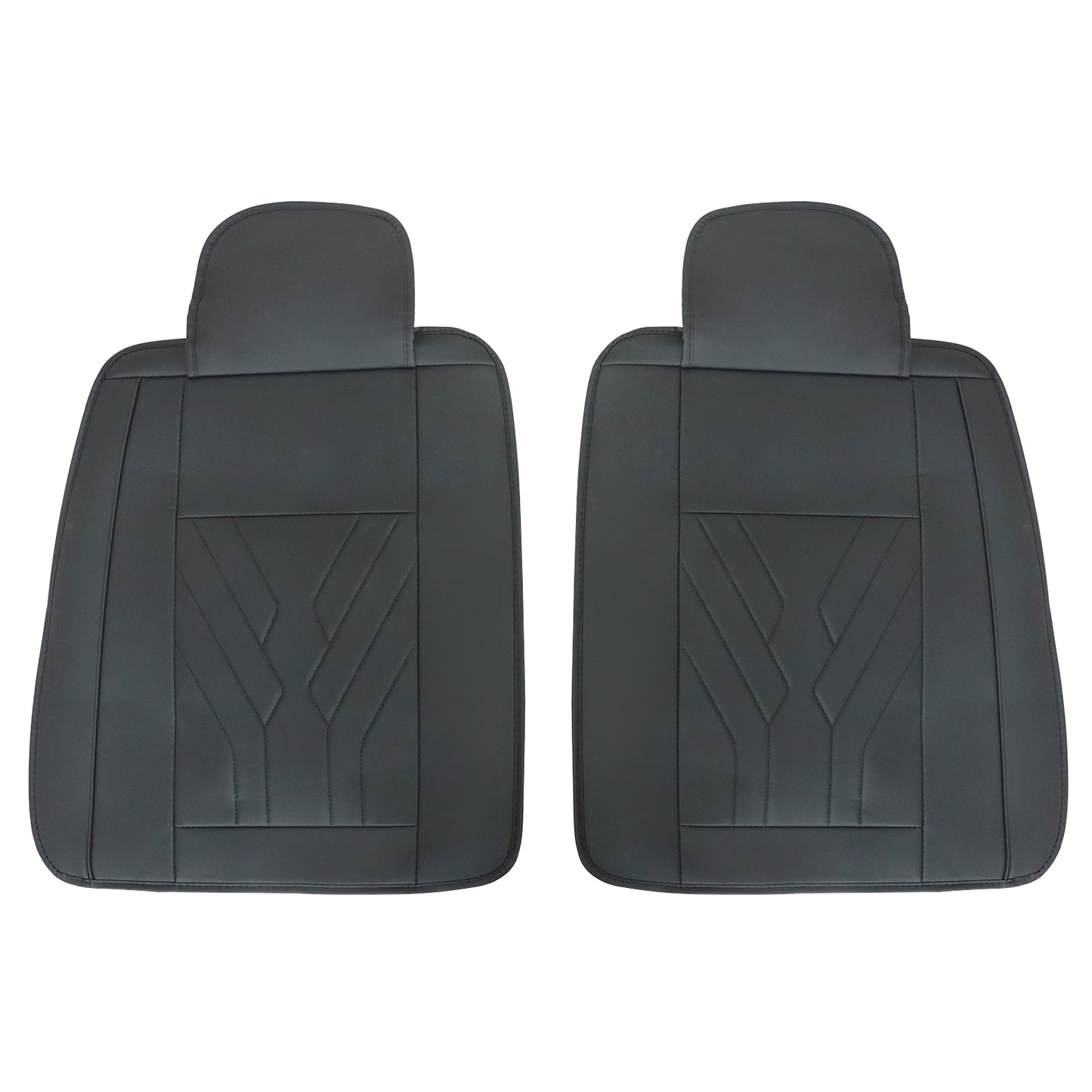 For Toyota Car 5-Sits Full Surround Set PU Leather Protector Seat Cover Black