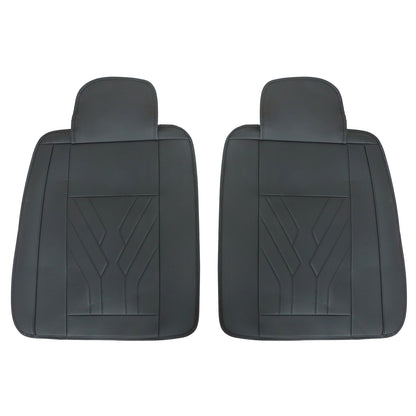 For Toyota Car 5-Sits Full Surround Set PU Leather Protector Seat Cover Black