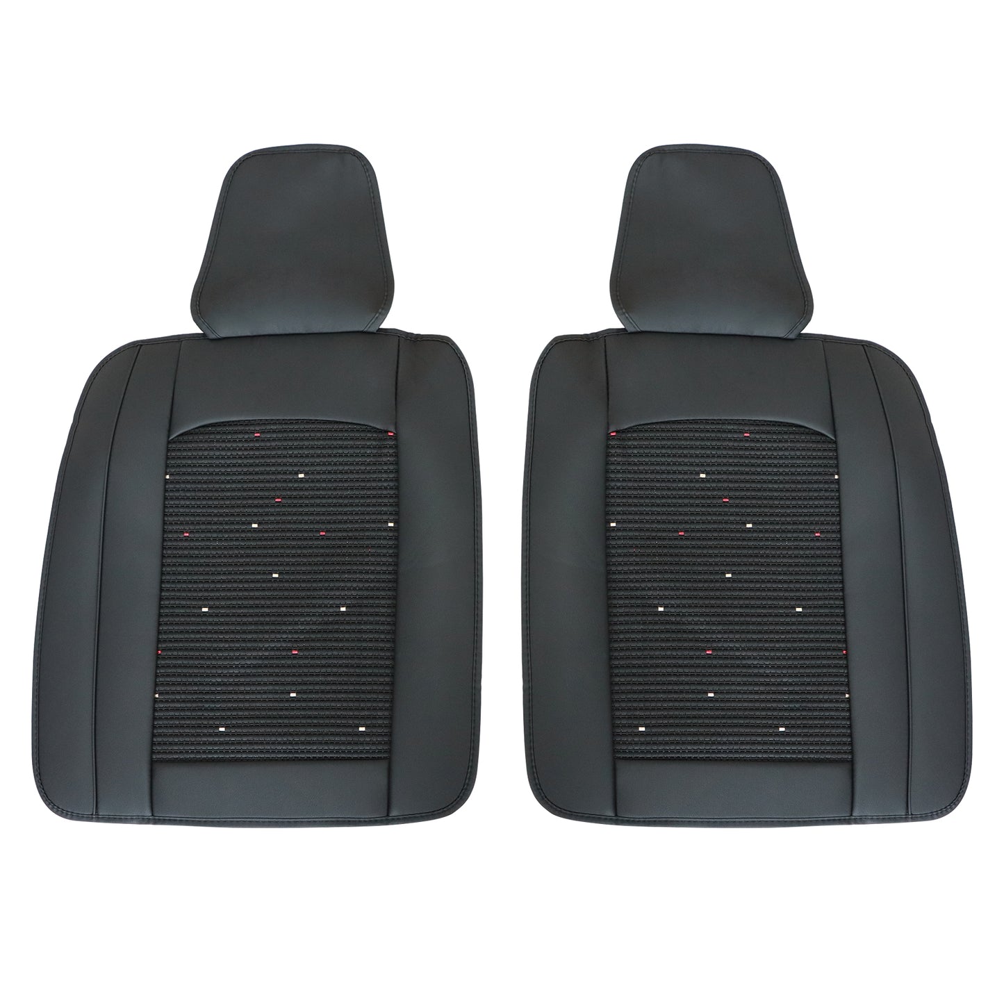 For Honda Car 5-Seat Cover Full Set Ice?Silk?&?Leather Protector Cushion Black