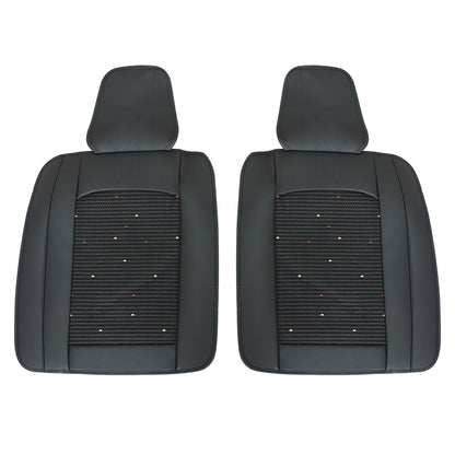 For Honda Car 5-Seat Cover Full Set Ice?Silk?&?Leather Protector Cushion Black