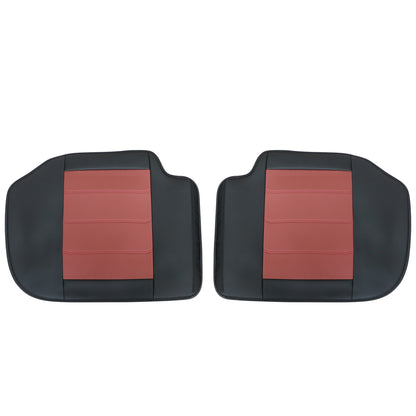 Perforated PU Leather Full Surround Car Seat Protector For Toyota Black+Red USA