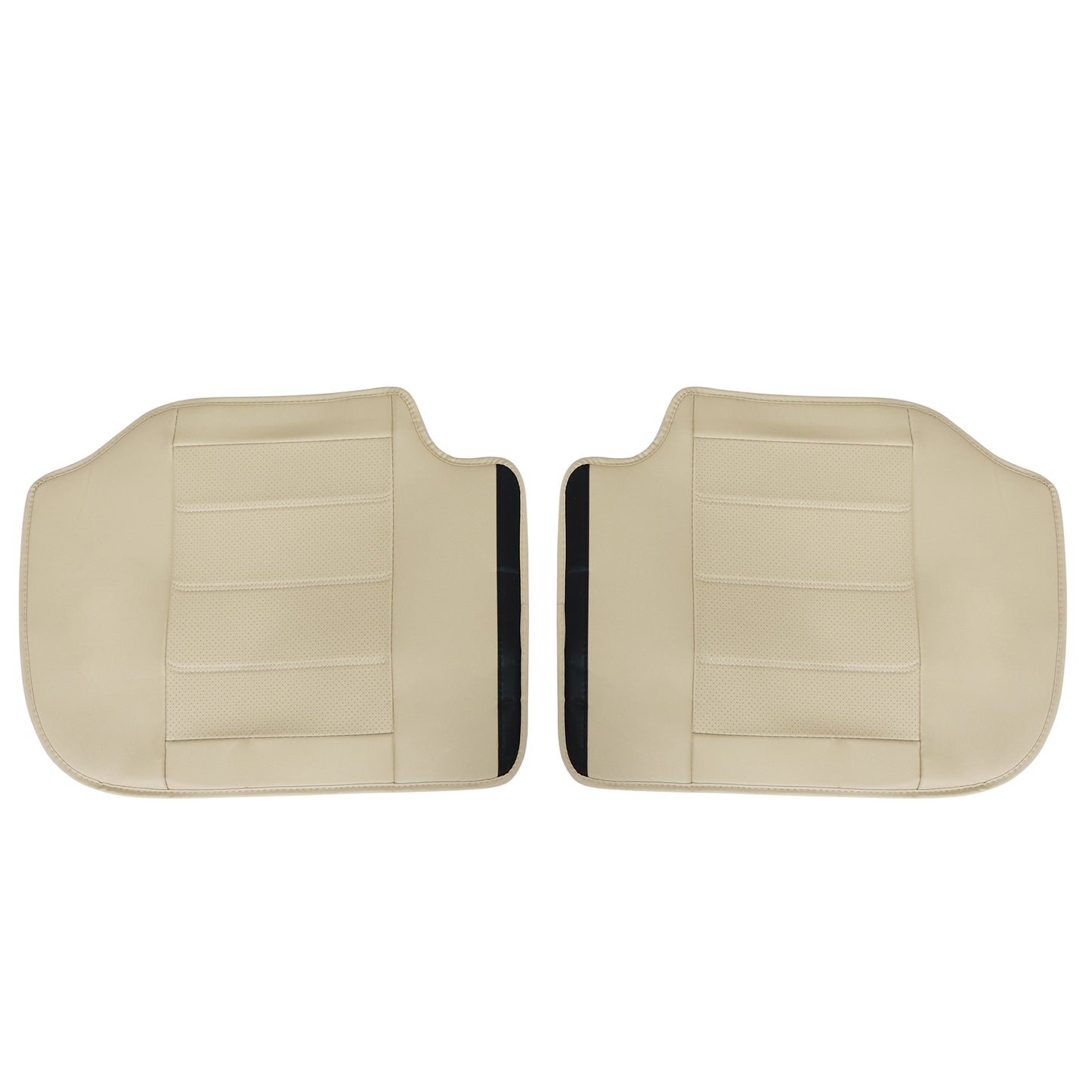 Perforated Leather Full Surround Set Car 5-Seat Cover Protector For Toyota Tan