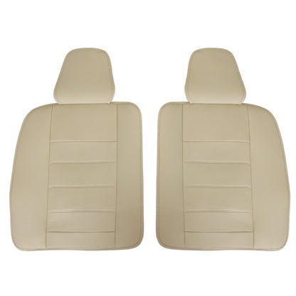 Perforated Leather Full Surround Set Car 5-Seat Cover Protector For Toyota Tan