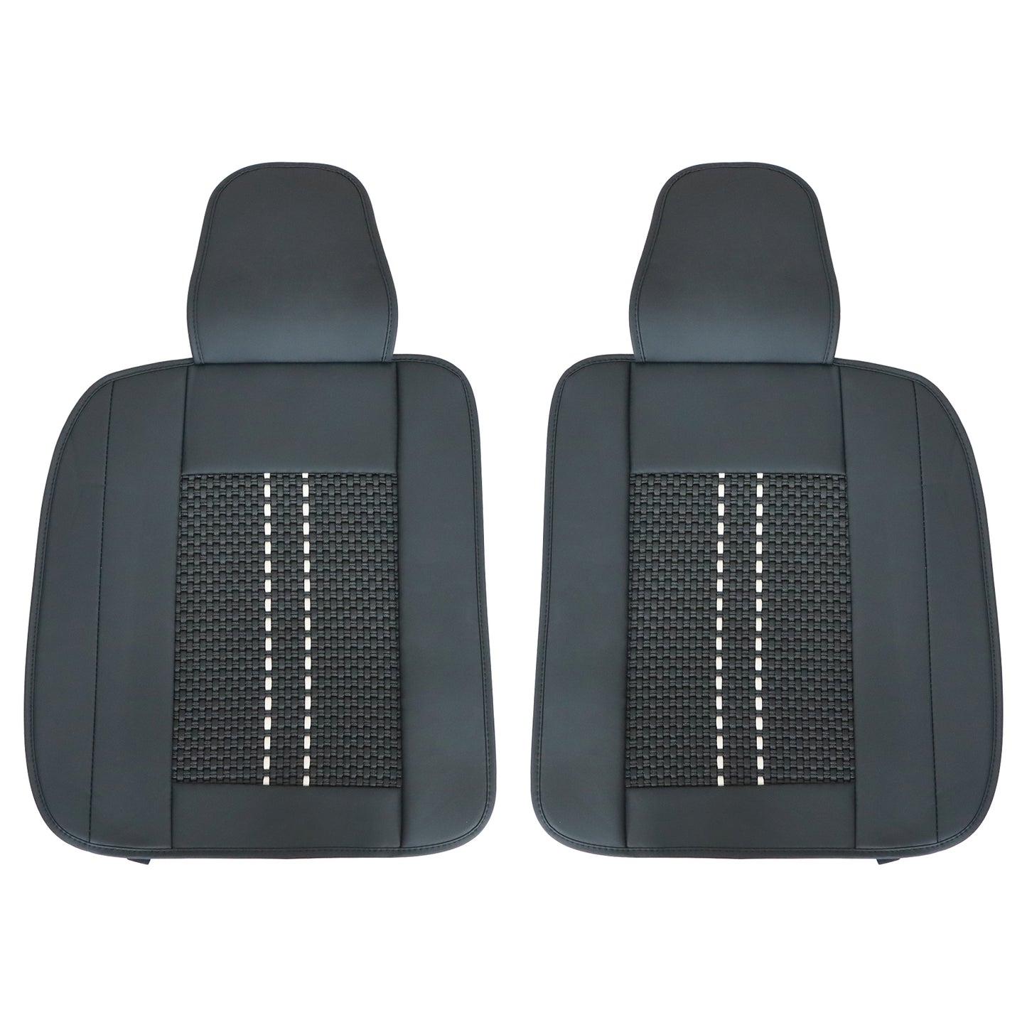 For Toyota Highlander Camry Tacoma Car Front & Rear 5-Seat Covers Faux Leather