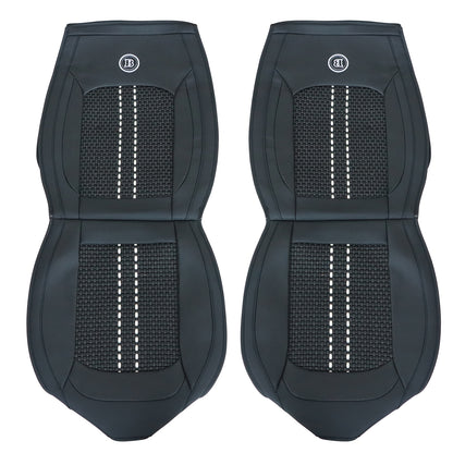 For Toyota Highlander Camry Tacoma Car Front & Rear 5-Seat Covers Faux Leather