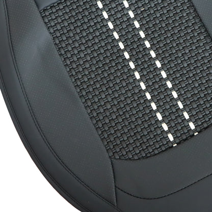 For Toyota Highlander Camry Tacoma Car Front & Rear 5-Seat Covers Faux Leather