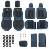 For Toyota RAV4 4Runner Camry Tacoma Car Front & Rear 5-Seat Covers PU Leather