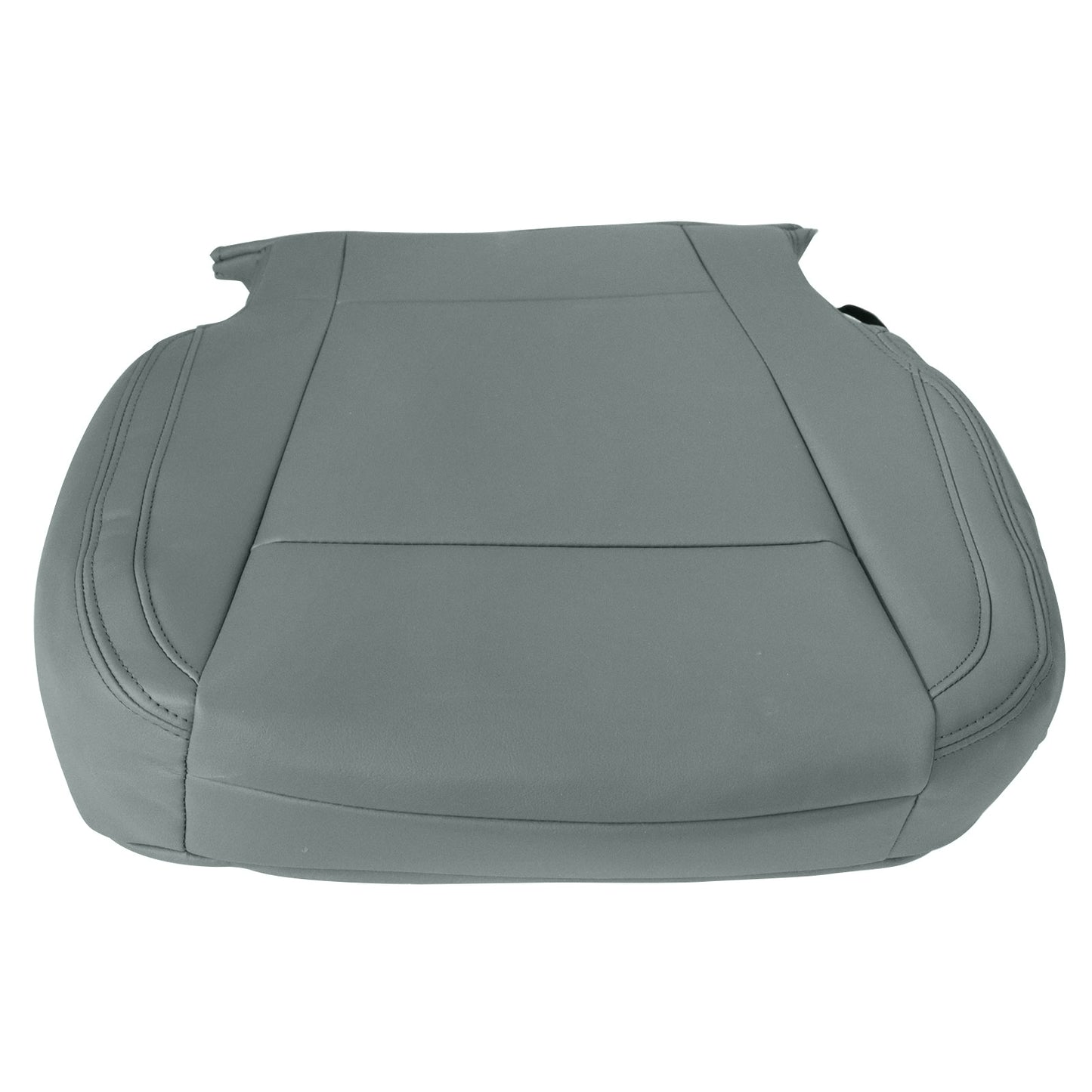 Passenger Bottom Leather Seat Cover Gray For 2020 2021 Ford F250 F350 F450 F550