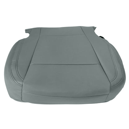 Passenger Bottom Leather Seat Cover Gray For 2020 2021 Ford F250 F350 F450 F550