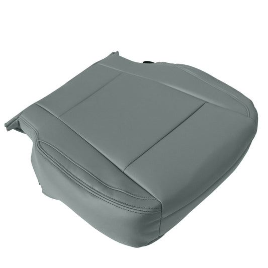 Passenger Bottom Leather Seat Cover Gray For 2020 2021 Ford F250 F350 F450 F550