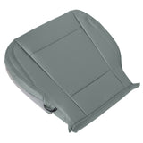 Passenger Bottom Leather Seat Cover Gray For 2020 2021 Ford F250 F350 F450 F550
