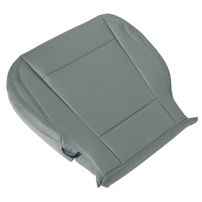 Passenger Bottom Leather Seat Cover Gray For 2020 2021 Ford F250 F350 F450 F550