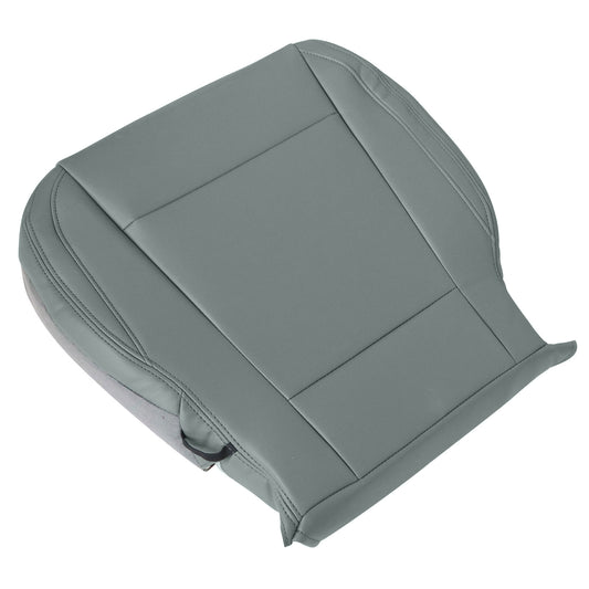 Passenger Bottom Leather Seat Cover Gray For 2020 2021 Ford F250 F350 F450 F550