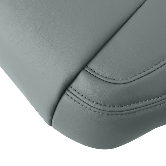 Front Driver Top Leather Seat Cover Gray For 2015-2023 Ford F250 F350 F450 F550