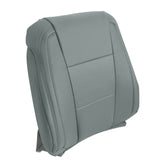 Front Driver Top Leather Seat Cover Gray For 2015-2023 Ford F250 F350 F450 F550