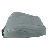 Front Passenger Top Leather Seat Cover Gray For 17-21 Ford F250 F350 F450 F550