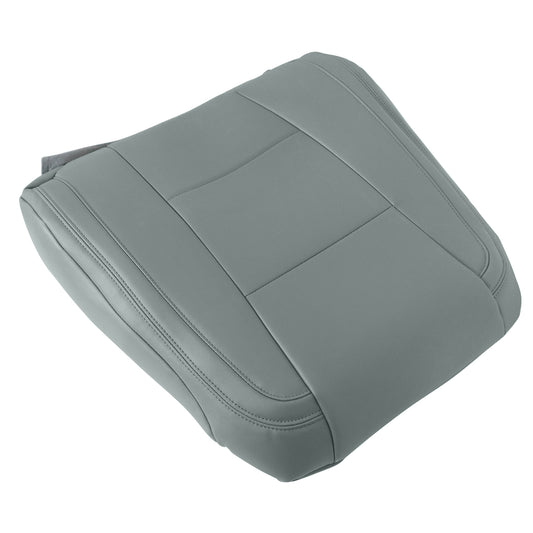Front Passenger Top Leather Seat Cover Gray For 17-21 Ford F250 F350 F450 F550
