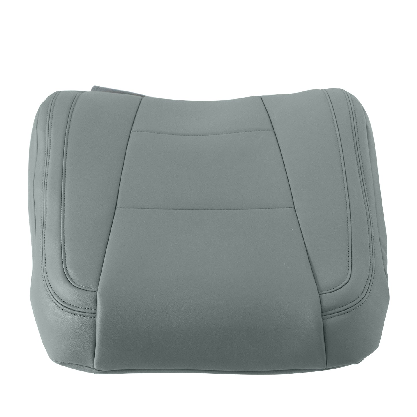Front Passenger Top Leather Seat Cover Gray For 17-21 Ford F250 F350 F450 F550