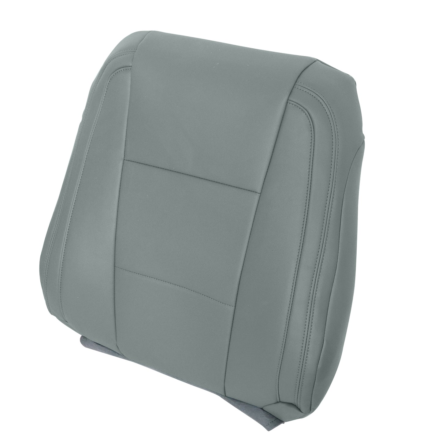 Front Passenger Top Leather Seat Cover Gray For 17-21 Ford F250 F350 F450 F550