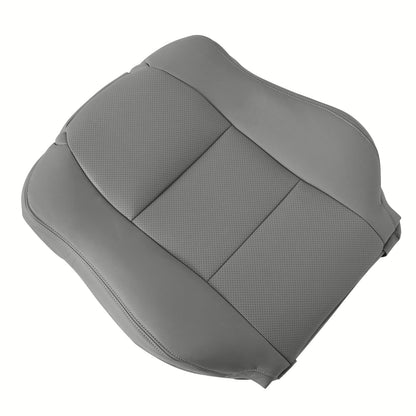 For Acura TL 2005-2008 Driver / Passenger Top Perforated Leather Seat Cover Gray