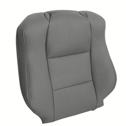 For Acura TL 2005-2008 Driver / Passenger Top Perforated Leather Seat Cover Gray