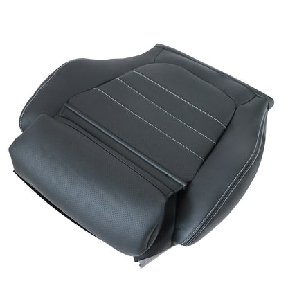 2015 to 2023 For Mercedes-Benz C205 C253 Driver Bottom Leather Seat Cover Black