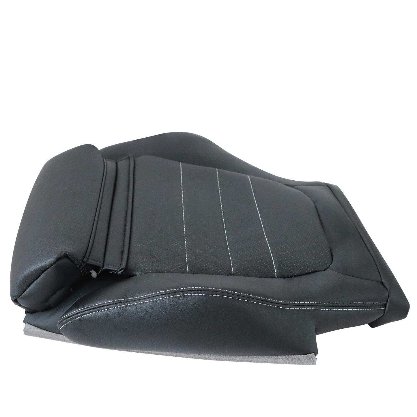 2015 to 2023 For Mercedes-Benz C205 C253 Driver Bottom Leather Seat Cover Black