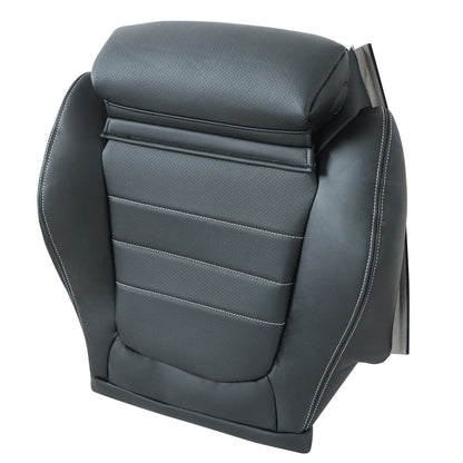 2015 to 2023 For Mercedes-Benz C205 C253 Driver Bottom Leather Seat Cover Black