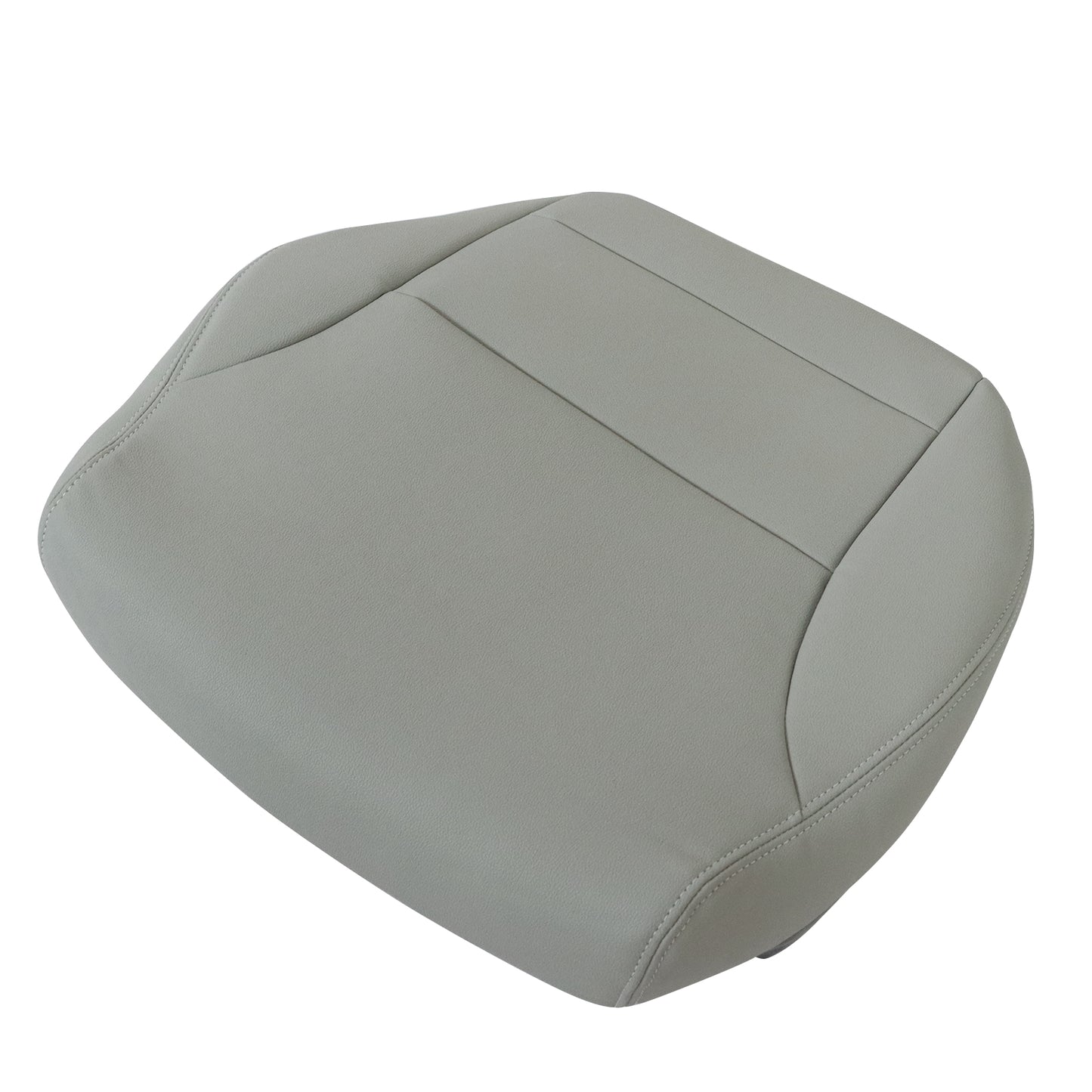 For 2012 2013 2014 2015 Honda Civic Front Driver Bottom Leather Seat Cover Gray