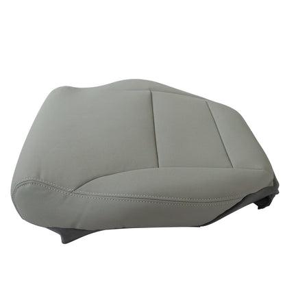 For 2012 2013 2014 2015 Honda Civic Front Driver Bottom Leather Seat Cover Gray