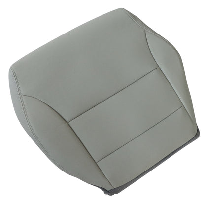 For 2012 2013 2014 2015 Honda Civic Front Driver Bottom Leather Seat Cover Gray
