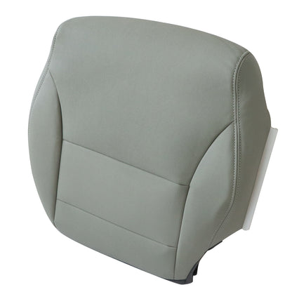 For 2012 2013 2014 2015 Honda Civic Front Driver Bottom Leather Seat Cover Gray